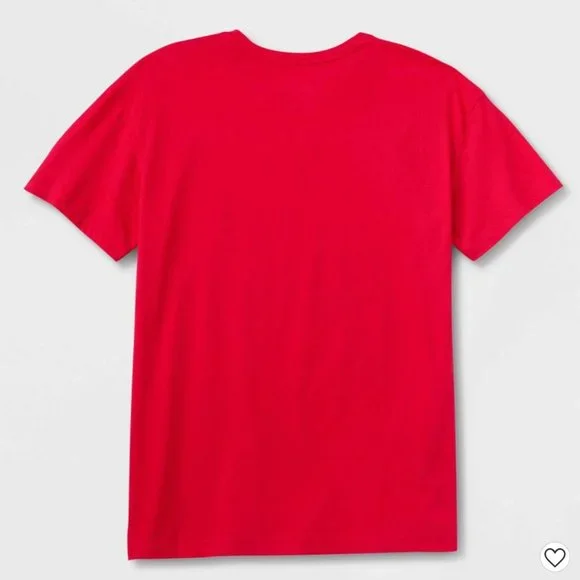 Pronouns Short Sleeve Crewneck Red T-Shirt- LGBTQIA + Pride Collection - Picture 4 of 5